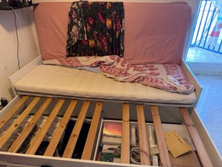 Cama individual - 2 colchones