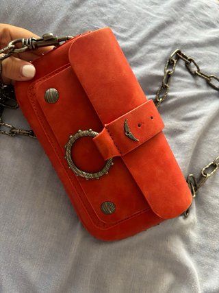 Bolso Zadig & Voltaire Piel Rojo Cadena