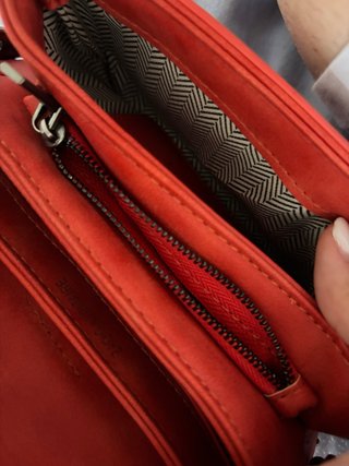 Bolso Zadig & Voltaire Piel Rojo Cadena