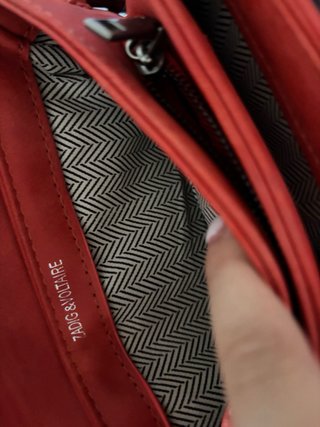 Bolso Zadig & Voltaire Piel Rojo Cadena