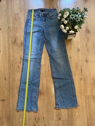 Jeans Rank 45 Bootcut Y2K Donna Blu Vintage