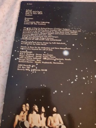 Disco Supertramp Crime of the Century