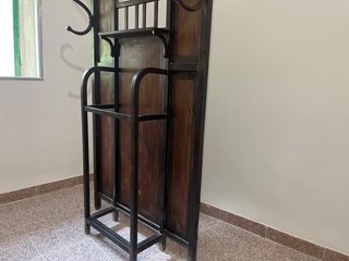 Perchero recibidor antiguo con espejo