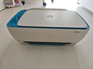Impresora Escáner HP Azul y Blanca