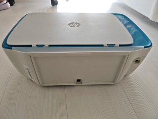Impresora Escáner HP Azul y Blanca