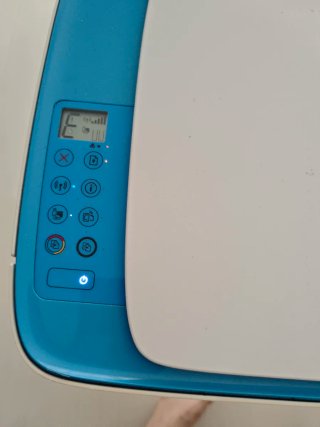 Impresora Escáner HP Azul y Blanca