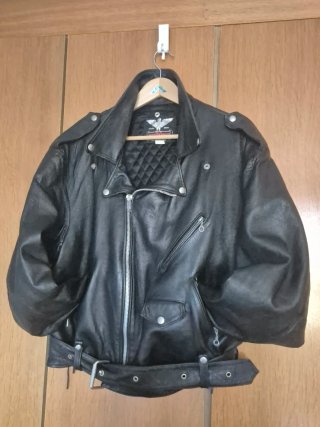 Chaqueta Cuero Moto Black Street Paris