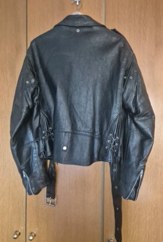 Chaqueta Cuero Moto Black Street Paris