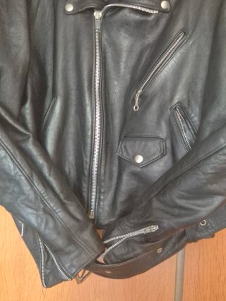 Chaqueta Cuero Moto Black Street Paris