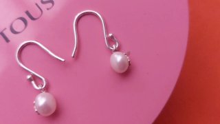 Pendientes Tous Plata y Perlas Naturales