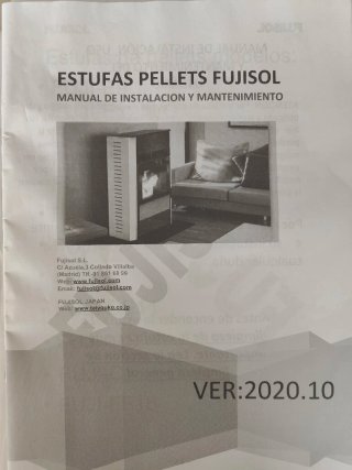 Estufa de pellets para pasillo