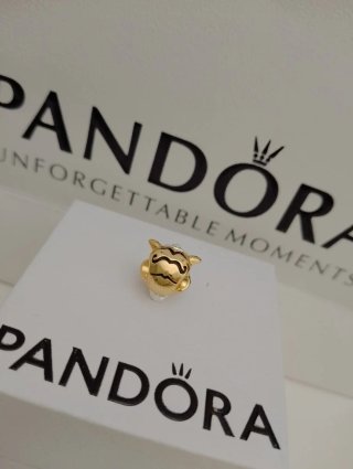 Charm Pandora Tigre Dorado y Plateado