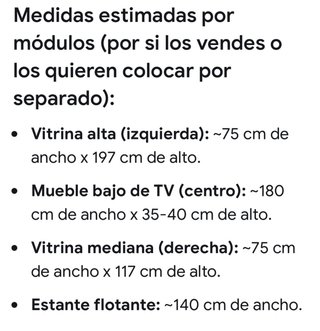Mueble de comedor roble y cristal
