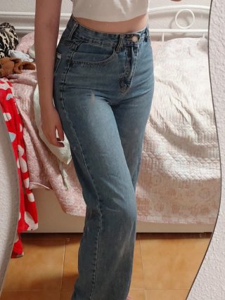 Lote 3 pantalones vaqueros mujer