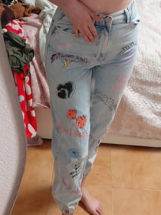 Lote 3 pantalones vaqueros mujer