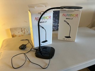 Lámpara LED Escritorio Aluminor Mika LT Negra