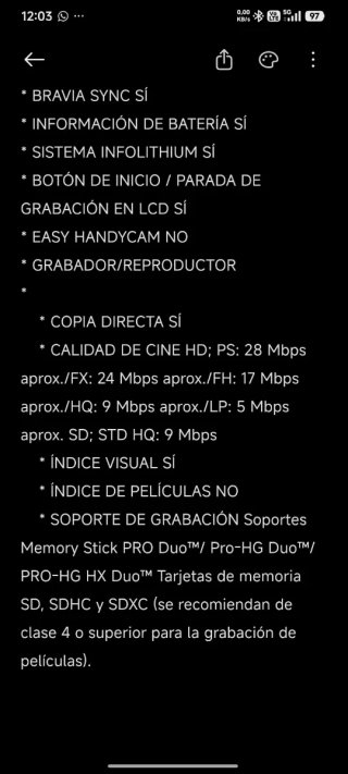 Videocámara Sony NEX-VG20 + Trípode + Micrófono