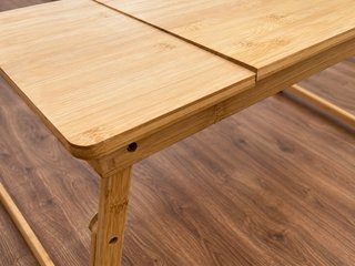 Mesa auxiliar plegable SKLUM Tecnik de bambú