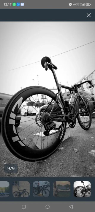 Cuadro Bici Carretera Carbono talla L (1,76-1,86)