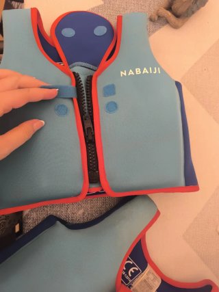 Chaleco salvavidas Nabaiji azul ballenas