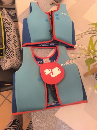Chaleco salvavidas Nabaiji azul ballenas