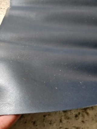 Scampolo vera pelle blu marino