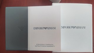 Reloj Emporio Armani Negro y Plateado