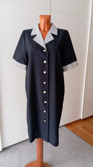 Vestido vintage look oficina. Vestido secretaria
