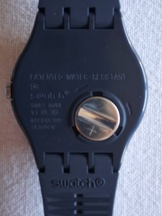 Swatch Graphite Pay! Negro y Verde