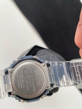 G-Shock Transparente Negro