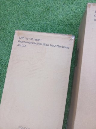 Cenador Nordmarka Beige 300x300x278 cm