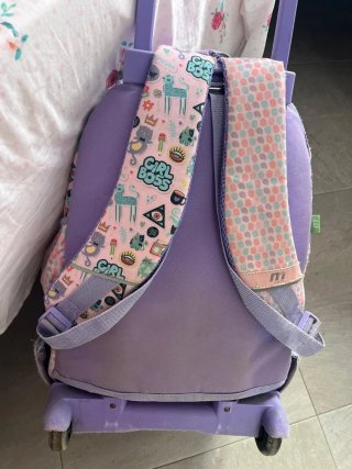 Mochila escolar Tandem con neceser y estuche