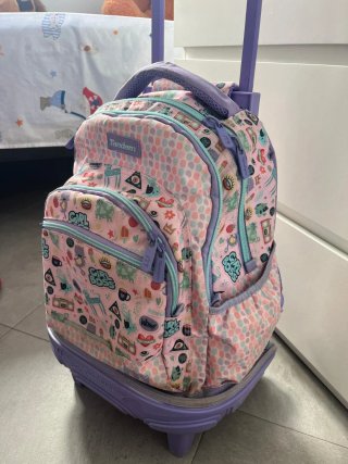 Mochila escolar Tandem con neceser y estuche