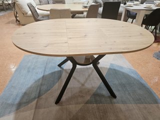 Mesa Redonda Madera y Metal Extensible