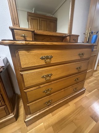 Dormitorio completo madera maciza