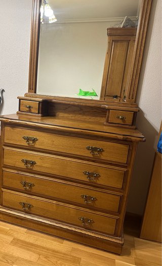 Dormitorio completo madera maciza