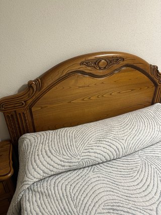 Dormitorio completo madera maciza