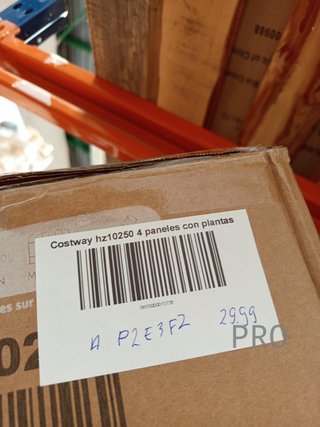 Costway Seto artificial de 4 paneles de 50 cm