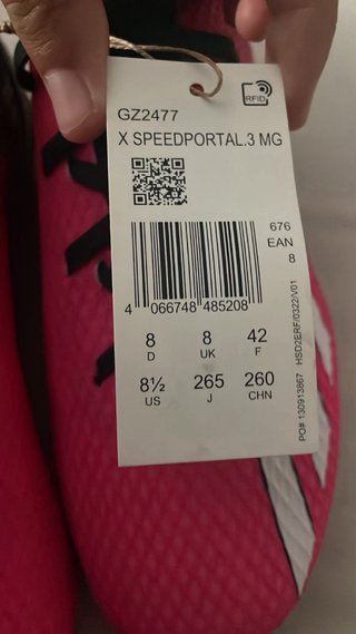 Botas fútbol Adidas GZ 2477  X Speedportal 3MG