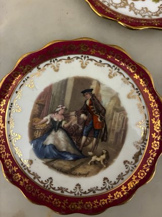 Set 3 Platos Decorativos Porcelana (1)