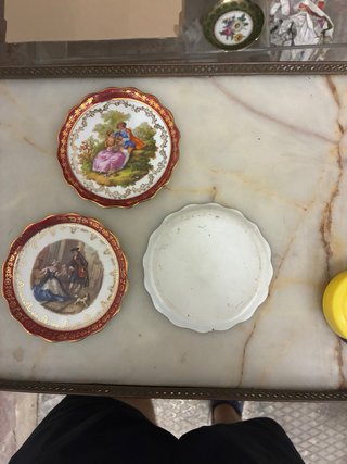 Set 3 Platos Decorativos Porcelana (1)