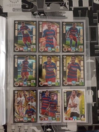 Lote cromos Adrenalyn Barcelona 15/16