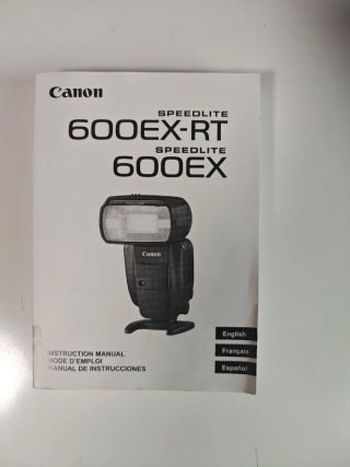 Canon Speedlite 600EX-RT, flash externo.