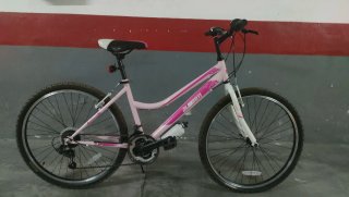 Bicicleta rosa JLWenti