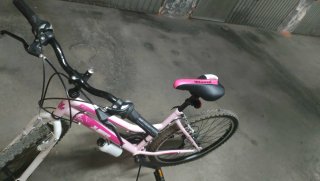 Bicicleta rosa JLWenti