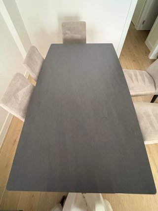 Mesa Cancio madera . tapa ceramica