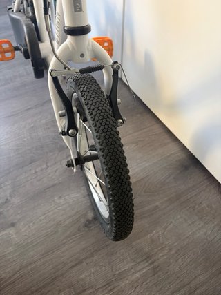 Bicicleta infantil 14 Pulgadas blanca