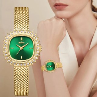 Reloj Galatus Mujer Dorado y Verde