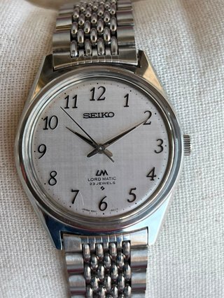 Rarísimo Seiko Lord Matic "Arabic Dial"