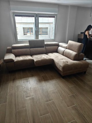 Sofá modular 5 plazas tela